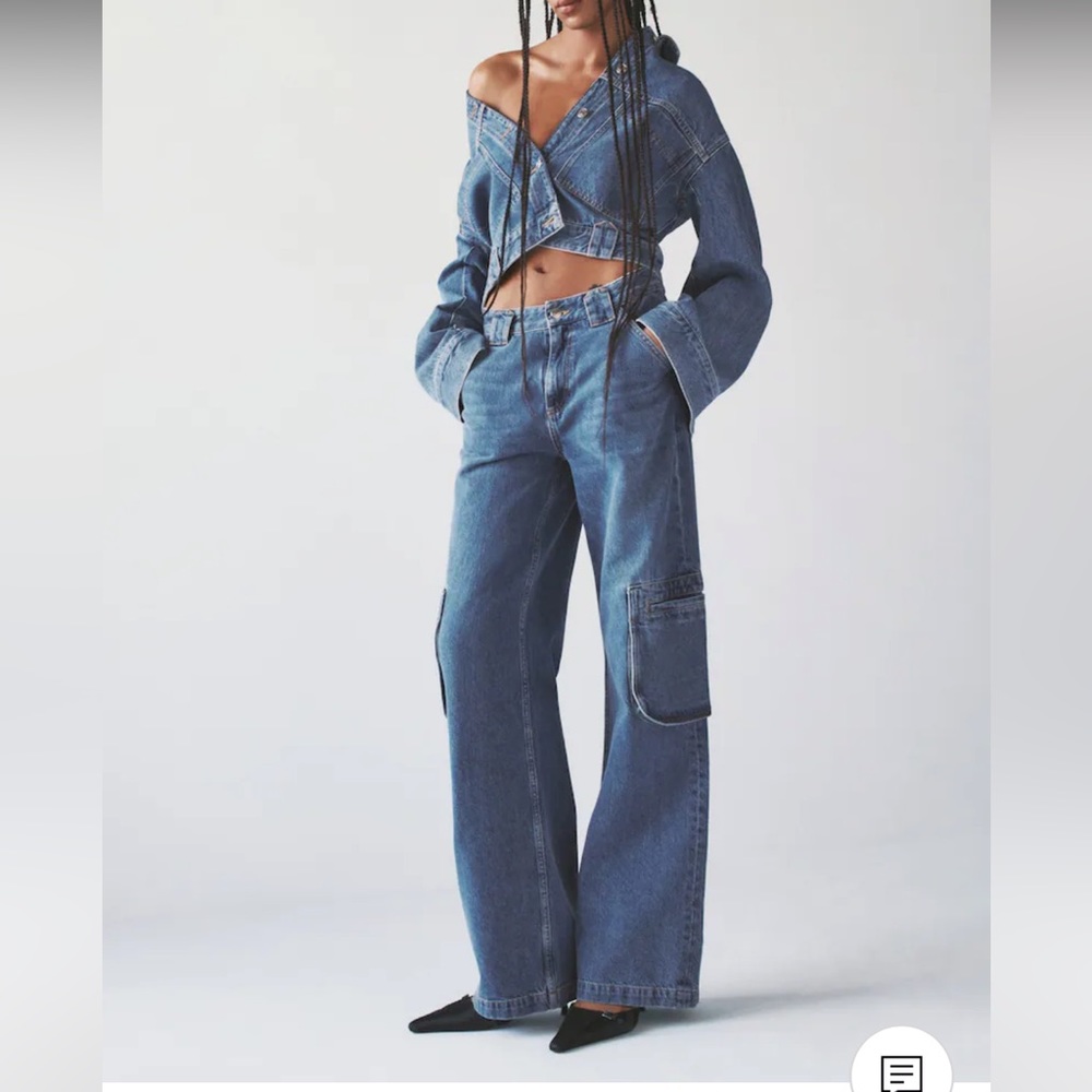 Mango Cargo Jeans